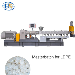 Двухшнековый экструдер для производства маточной смеси для пленки HDPE LLDPE LDPE